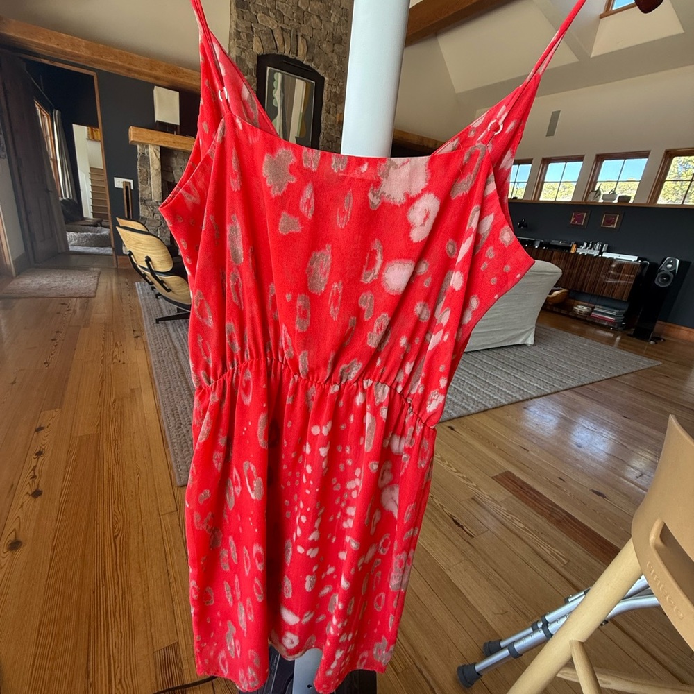 Rory Beca Pink silk V-Neck Dress - Picture 3 of 3